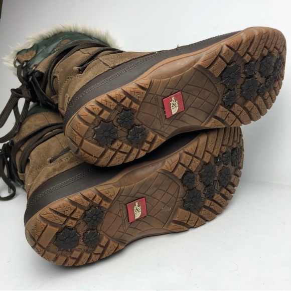 SOLD-The North Face - Suede Lace-up Winter Boots - Picture 6 of 7